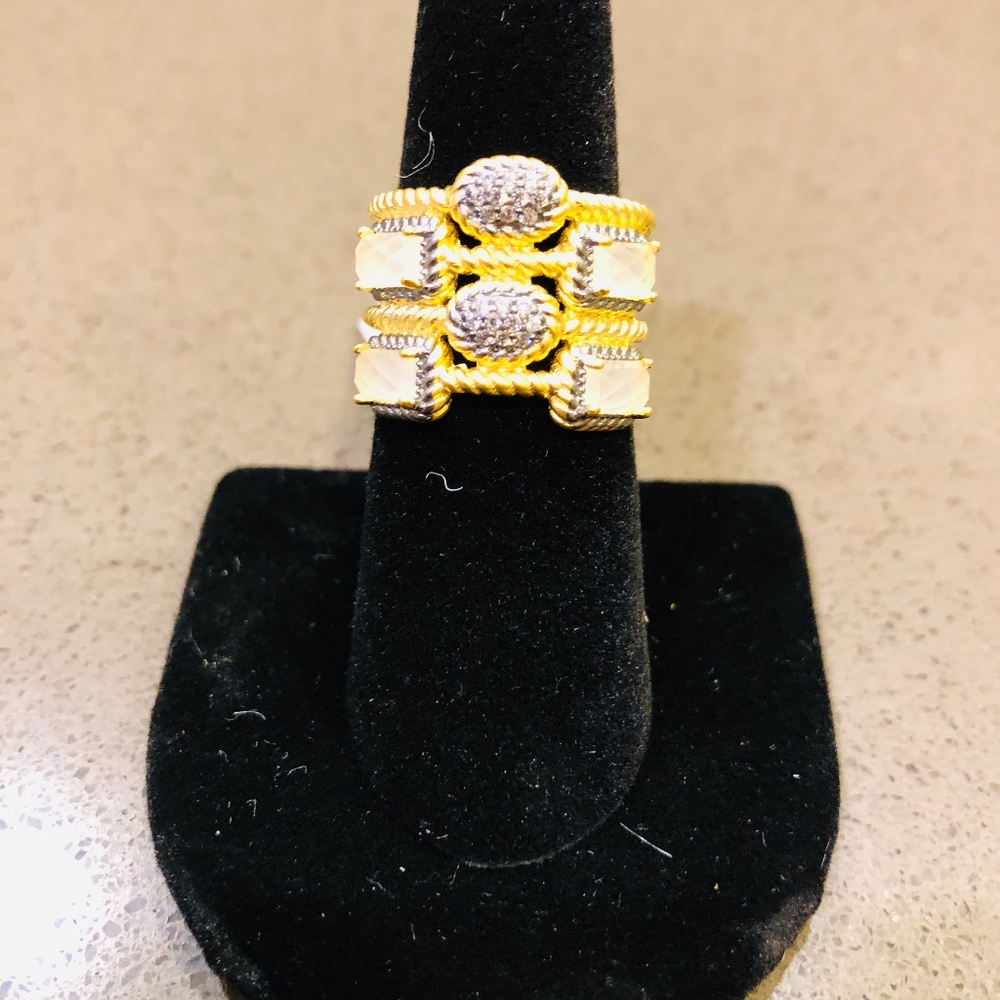 Frieda Rothman Cable Pave Cigar Band